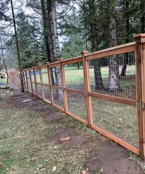 Hobby Farm Fence Installation in Snoqualmie 